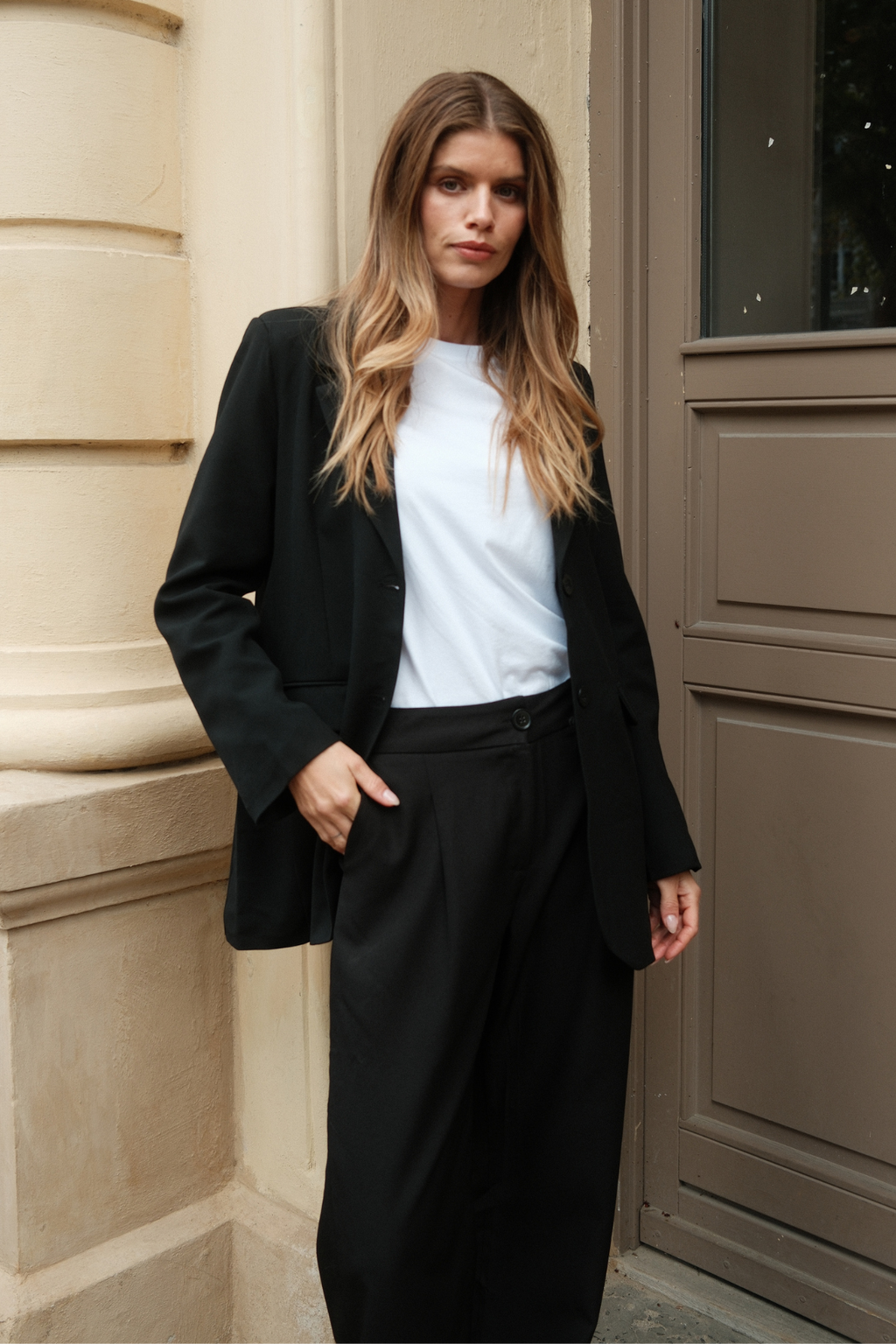 Oversized Blazer - Svart