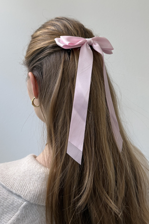 Bow Clip - Lys Rosa