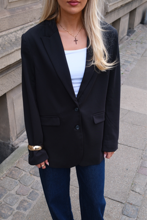 Klassisk fit Blazer - Marineblå