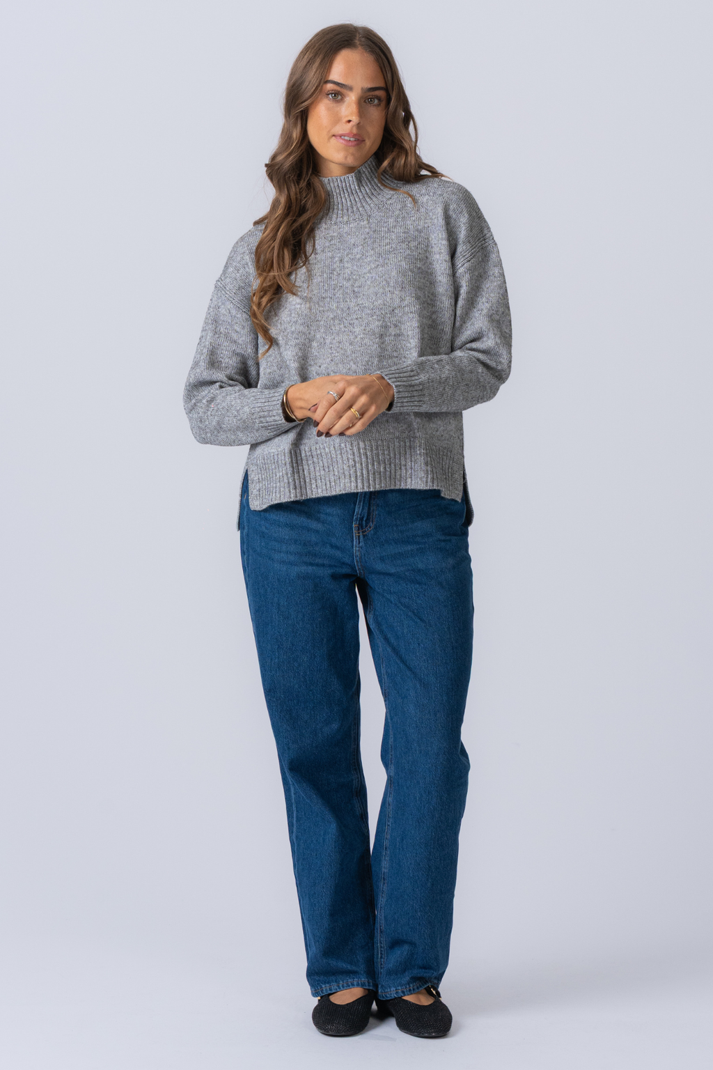 Emma Strikk - Lys Grå