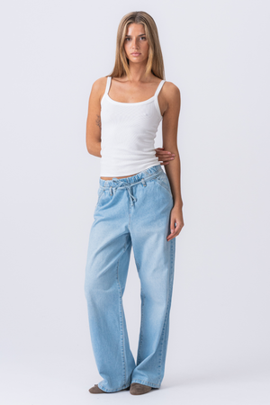 Nicole Baggy Jeans - Lyseblå