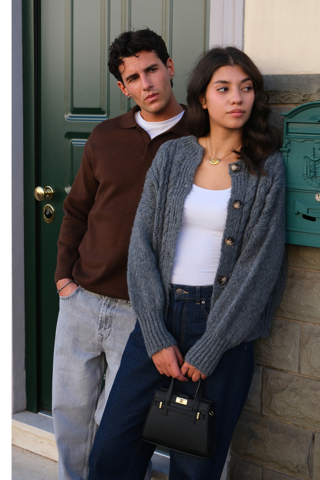 Botton Knit - Mid Grå