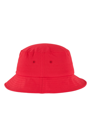 Cotton Twill Bucket Hat - Rød