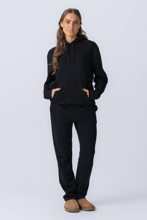 Essensiell Hoodie Sweatsuit for Dame - Svart
