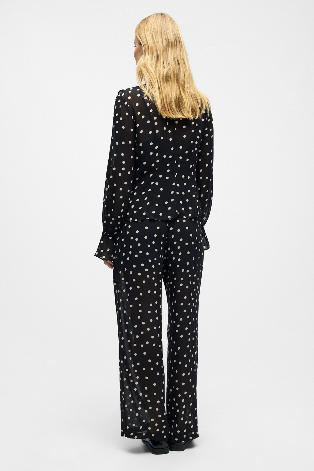 Gina Pants - Sorte Prikker