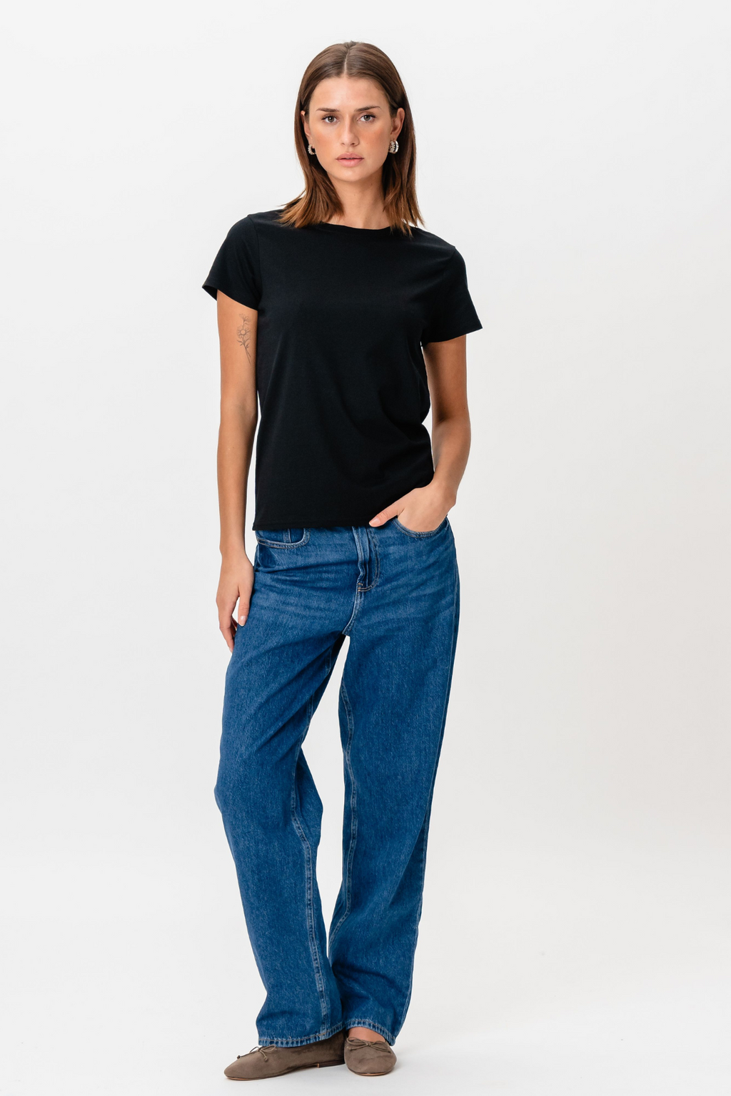 Basic T-shirt - Svart