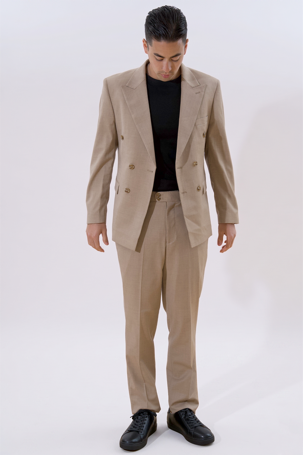 Classic Blazer - Beige Melange