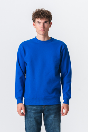 Basic Crewneck - Swedish Blå