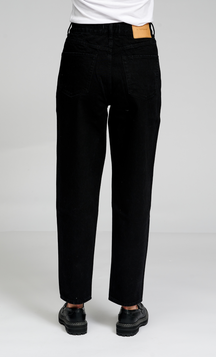 Performance Mom Jeans - Black Denim