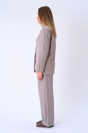 Oversized Blazer - Grå