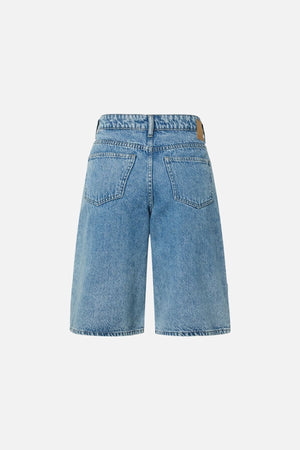 Sky Denim Jorts - Medium Blue Denim