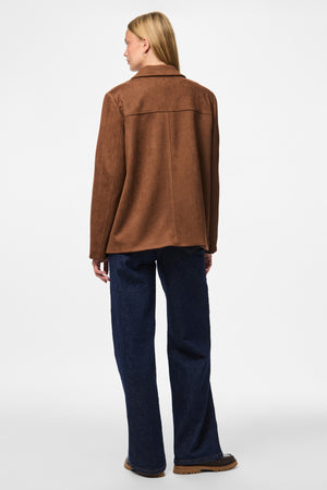 Rakel Børstet Yttertøy Blazer - Downtown Brown