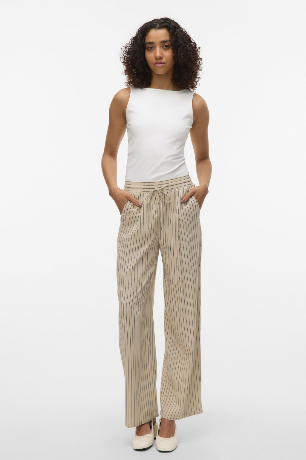 Jesmilo Wide Pants - Silver Lining