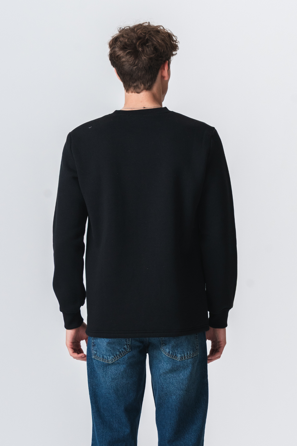Pocket Sweatshirt Regular Fit - Svart