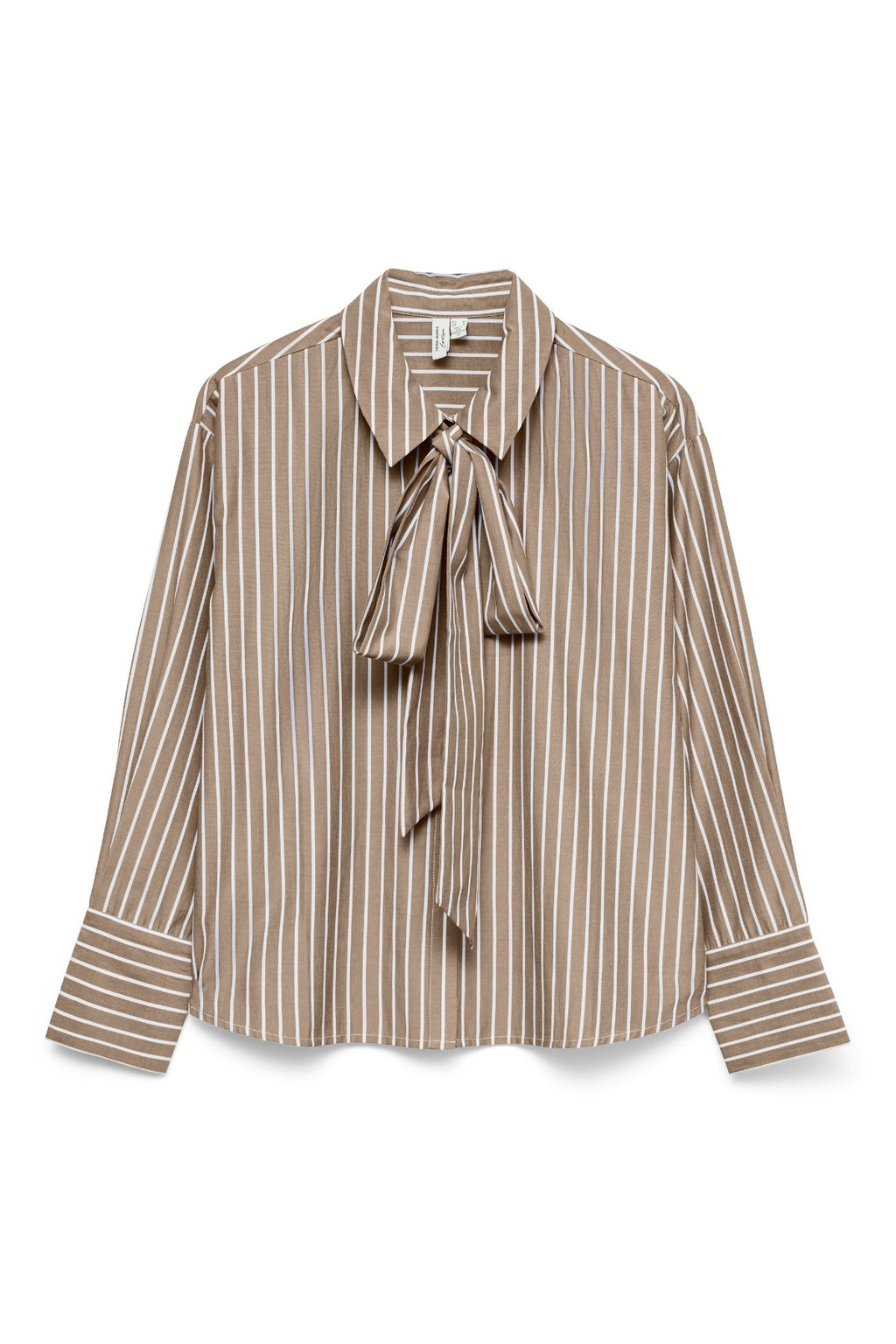 Islunn Sløyfeskjorte - Silver Mink Snow White