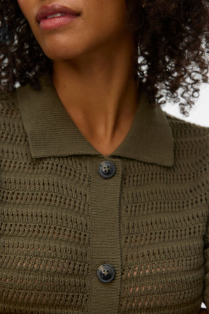 Hayley Cardigan med Polohals - Kalamata