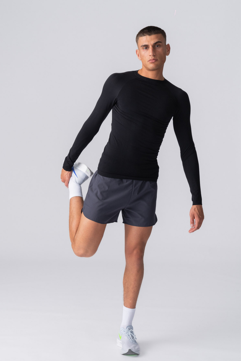 Prime Langermet T-skjorte - Svart