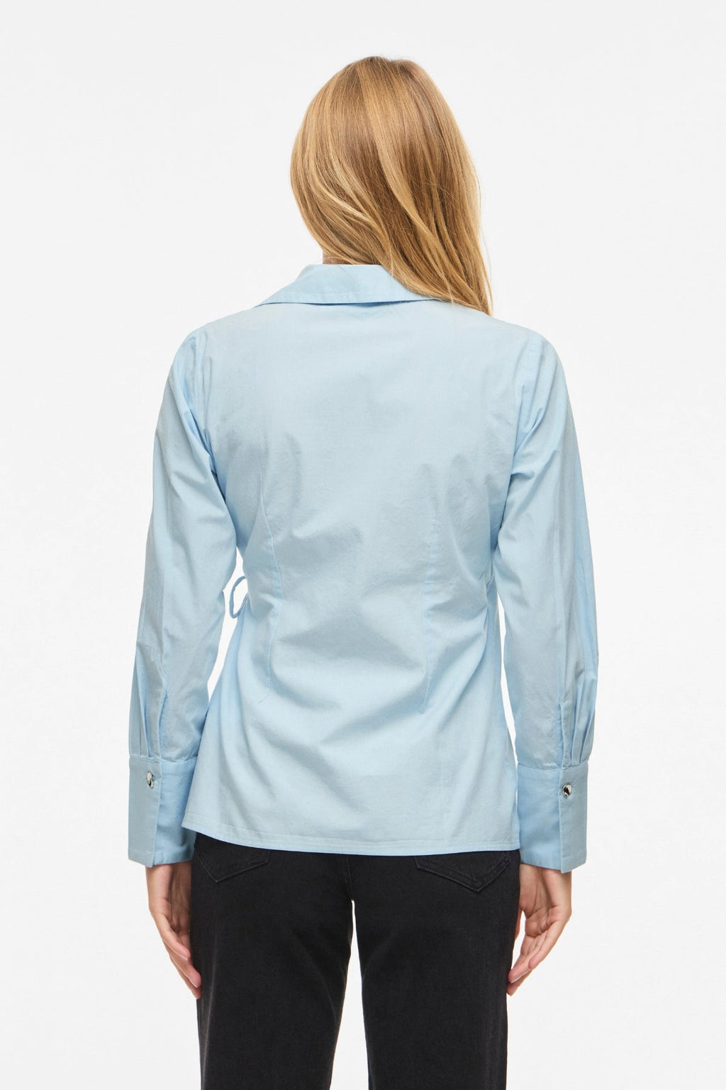 Lumi Omslagstopp med V-hals - Nantucket Breeze