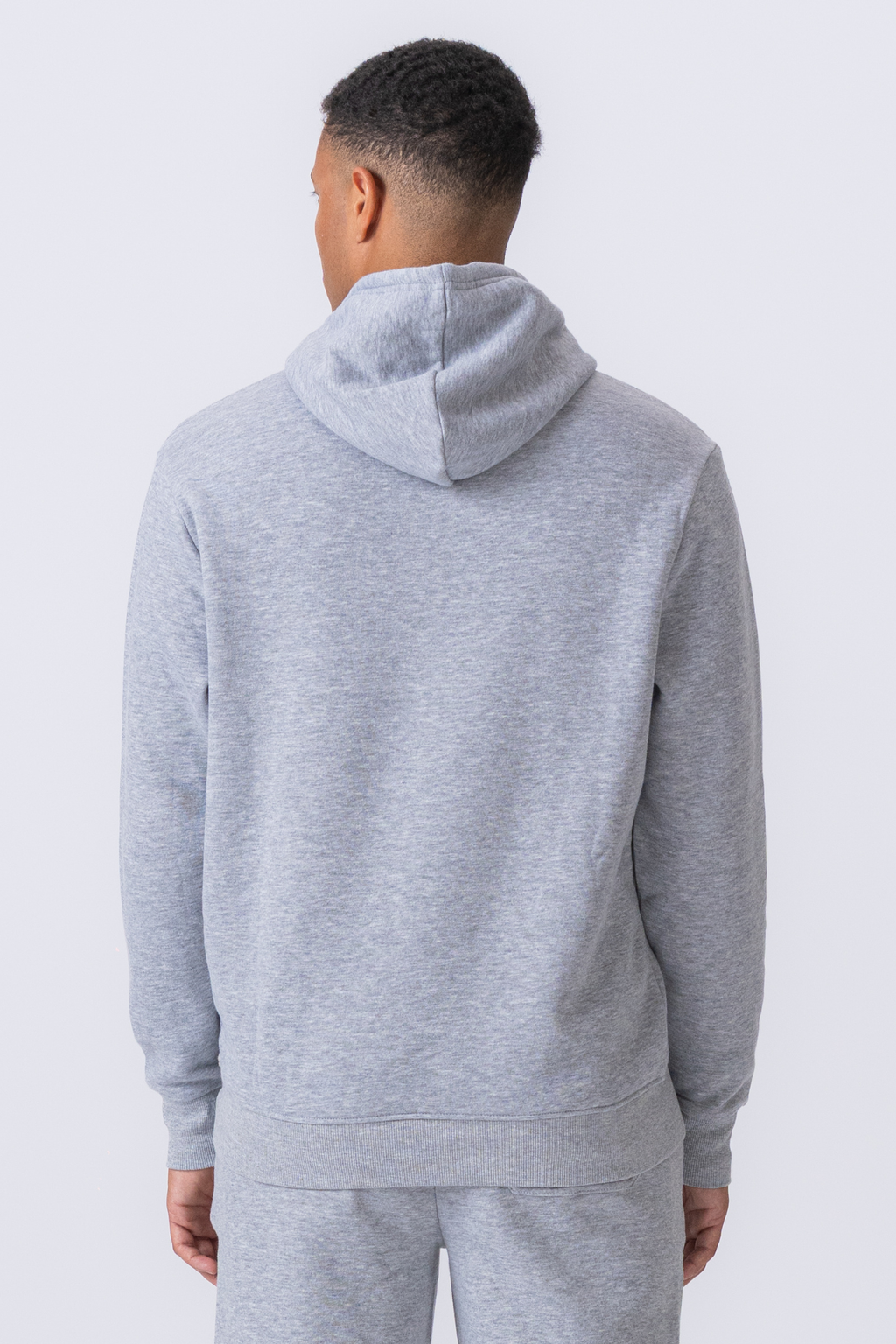 Essential Hoodie - Gråmelert