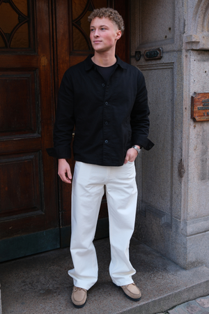 William Regular Jeans - Hvit Denim