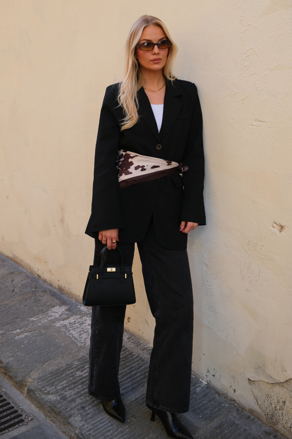 Claire Oversized Blazer - Svart