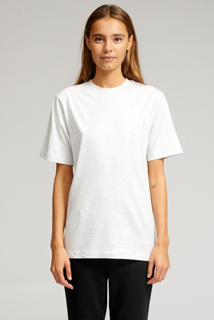 Oversized T-shirt - Lys Grå Melange