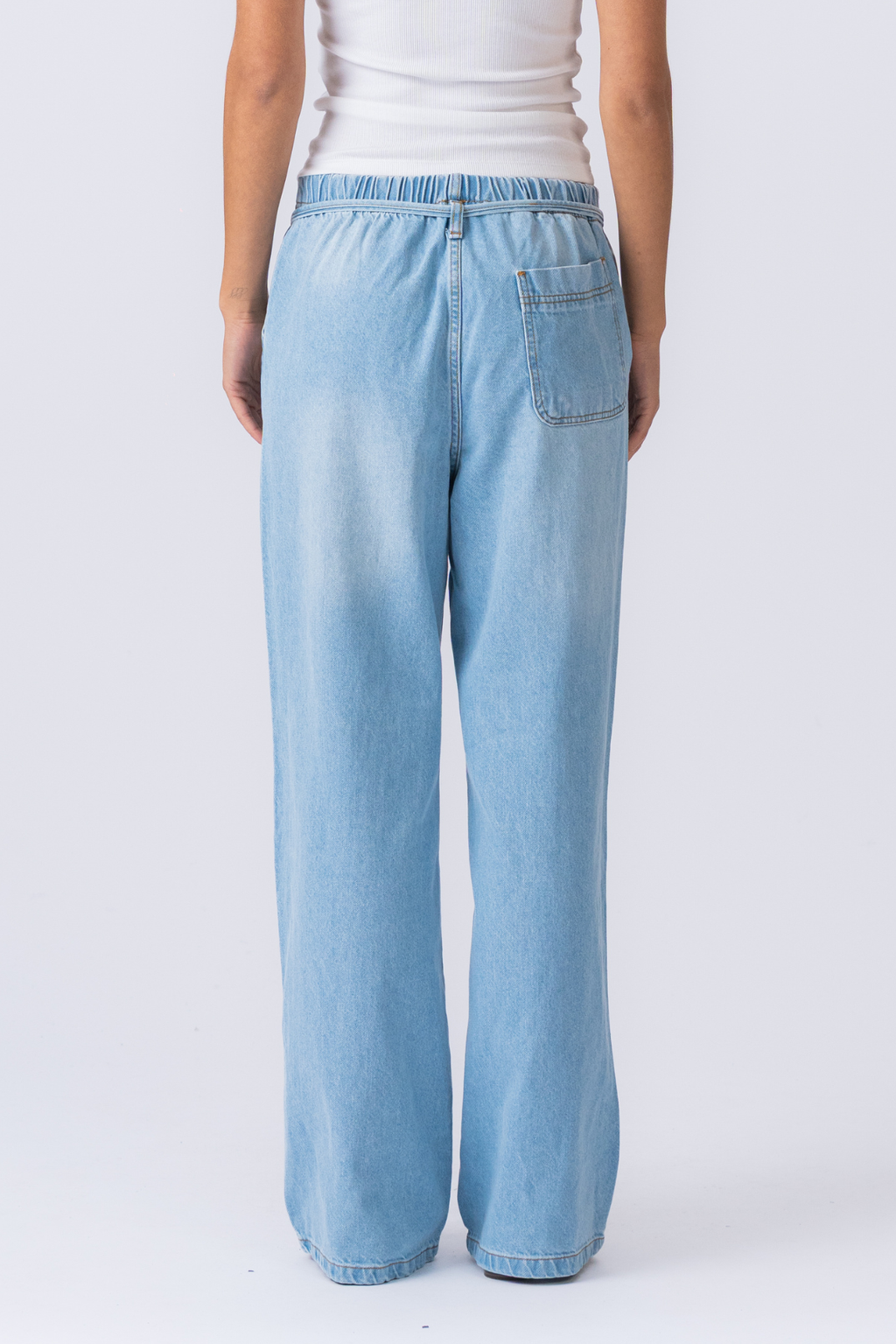 Nicole Baggy Jeans - Lyseblå