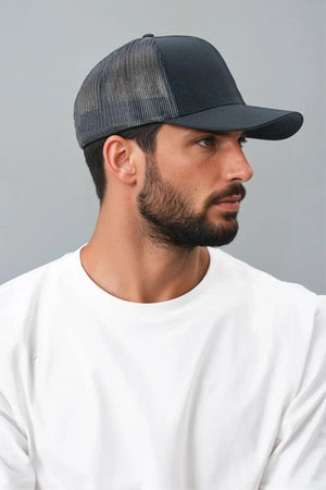 Retro Trucker Cap - Svart