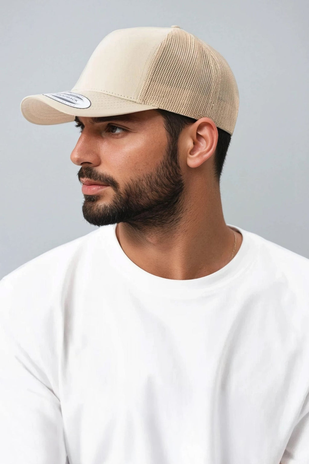 Retro Trucker Cap - Khaki