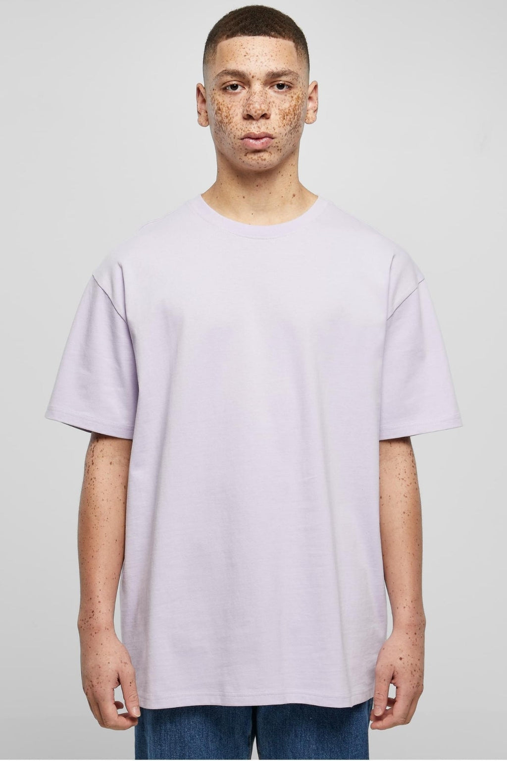 Heavy Oversized T-skjorte - Lilla