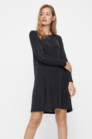 Sparkle Mini Kjole - Svart