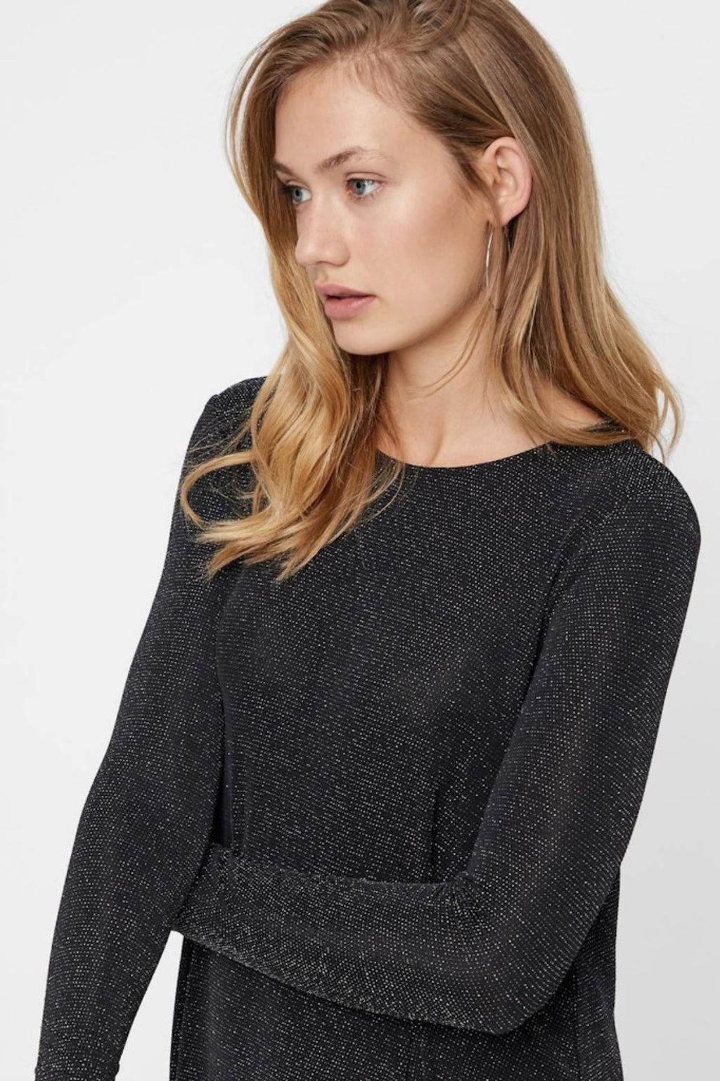 Sparkle Mini Kjole - Svart