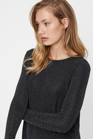 Sparkle Mini Kjole - Svart