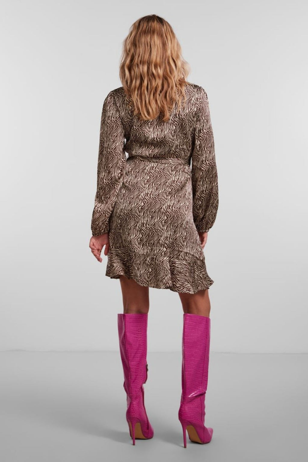 Juliet Wrap Kjole - Chicory Coffee