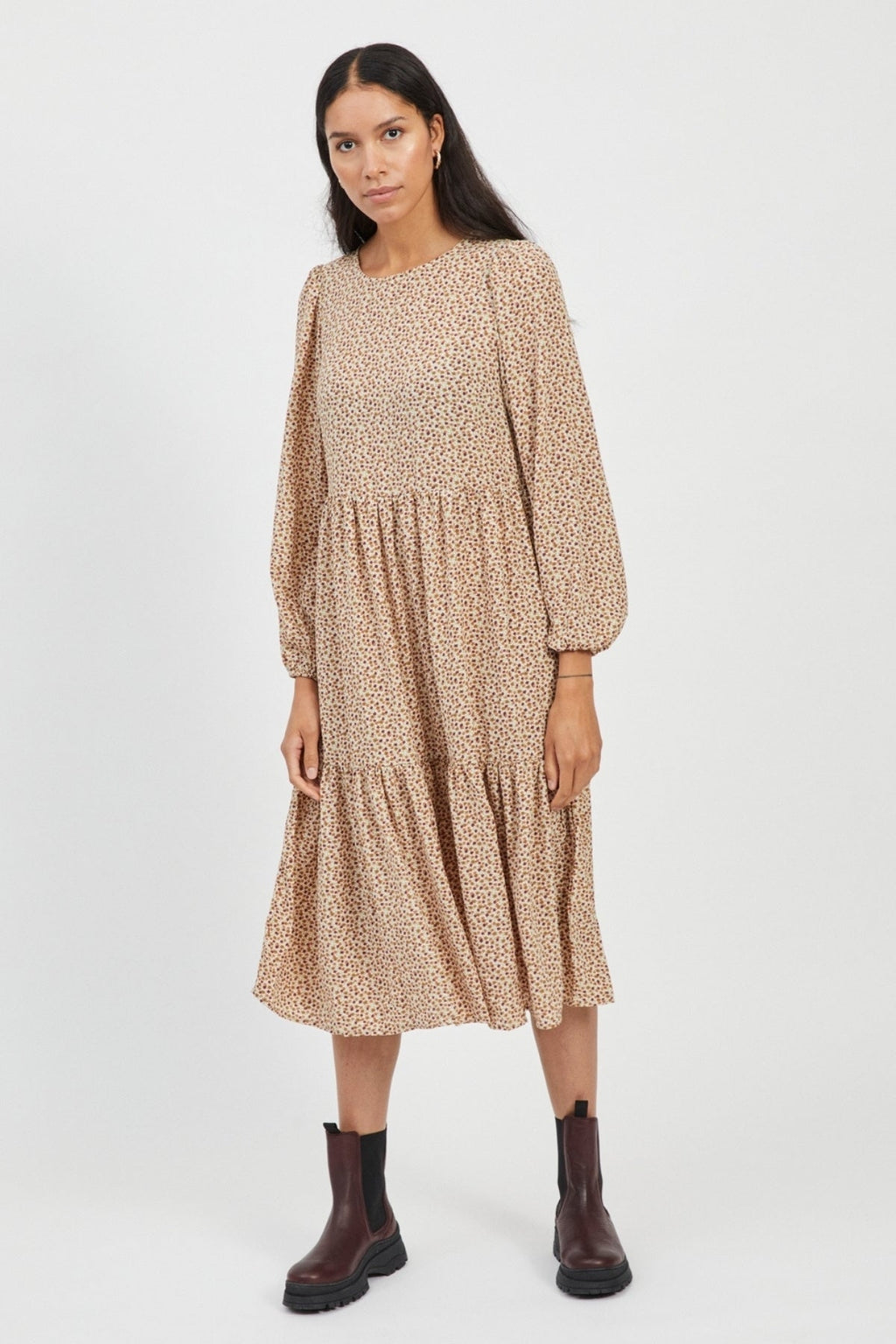 Pals blomstret kjole - Birch