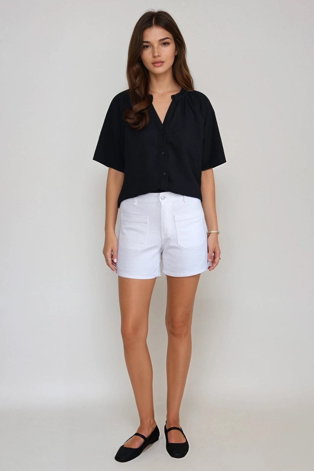 Jihan Ellenhw Shorts - Cloud Dancer