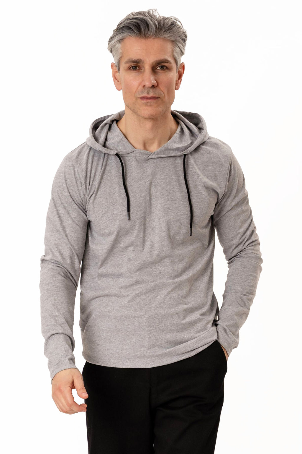Light hoodie - Lysegrå