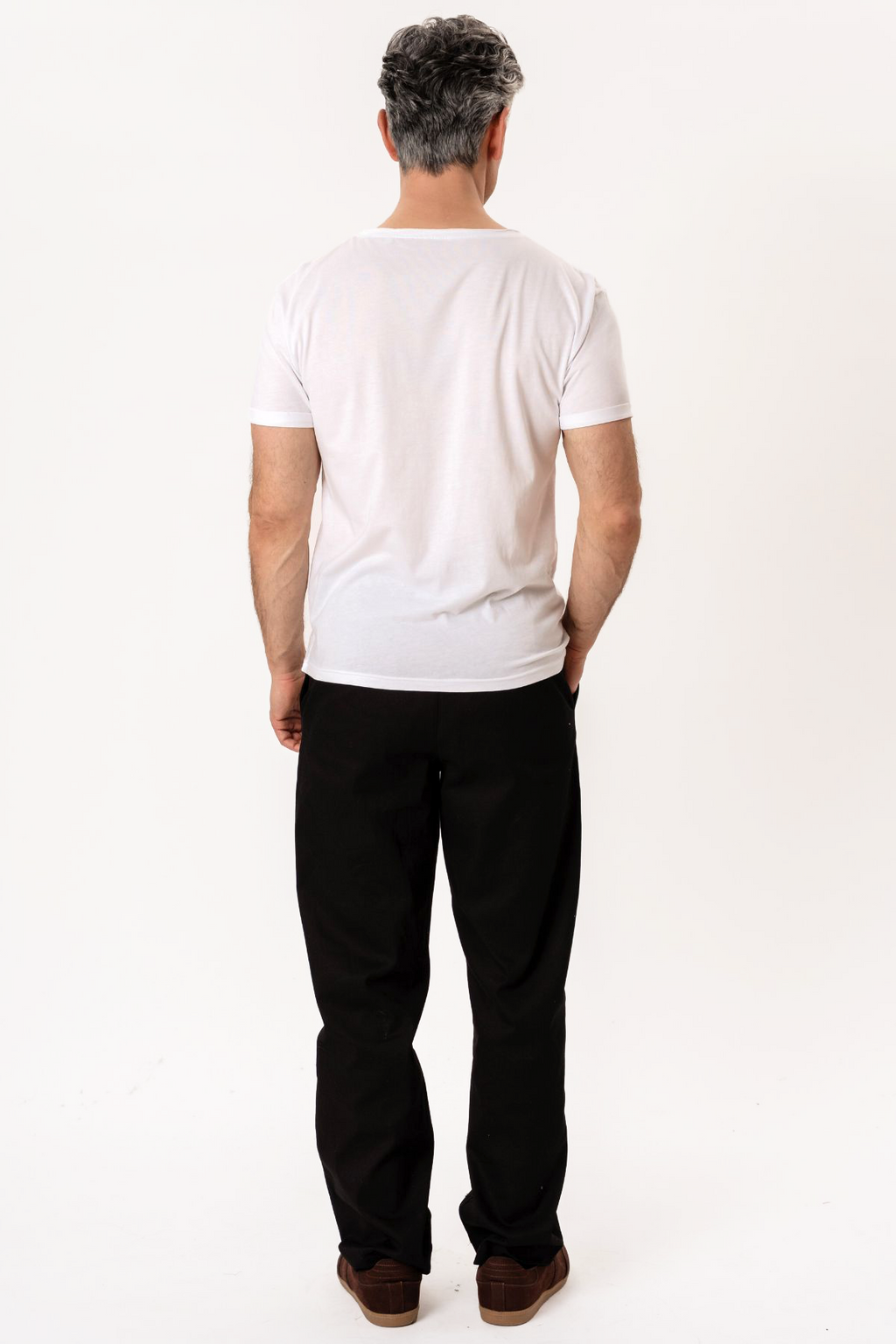 Dyp Neck - Hvit