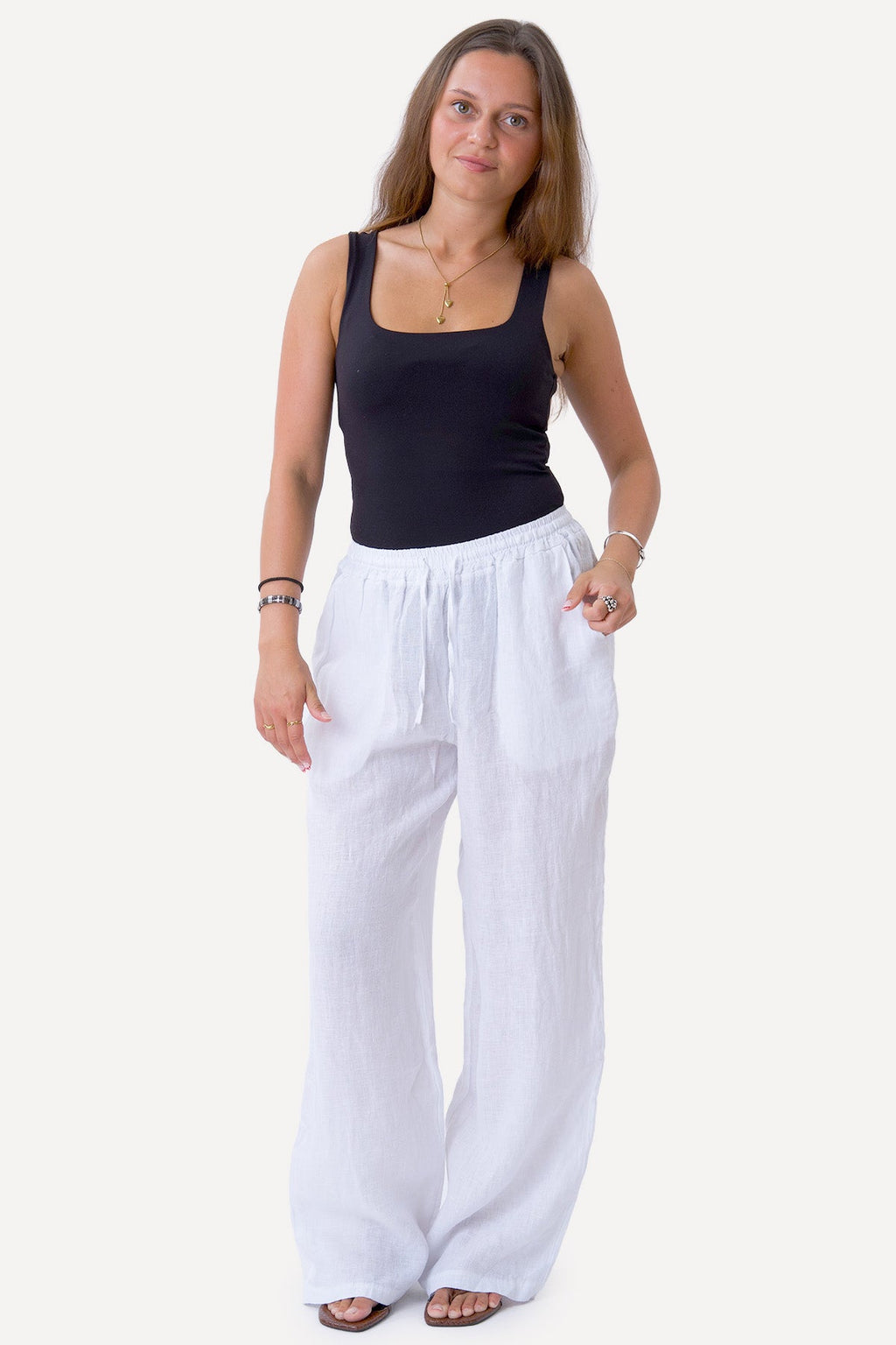 Astrid Lin Pants - Hvit