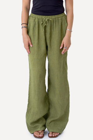 Astrid Lin Pants - Oliven