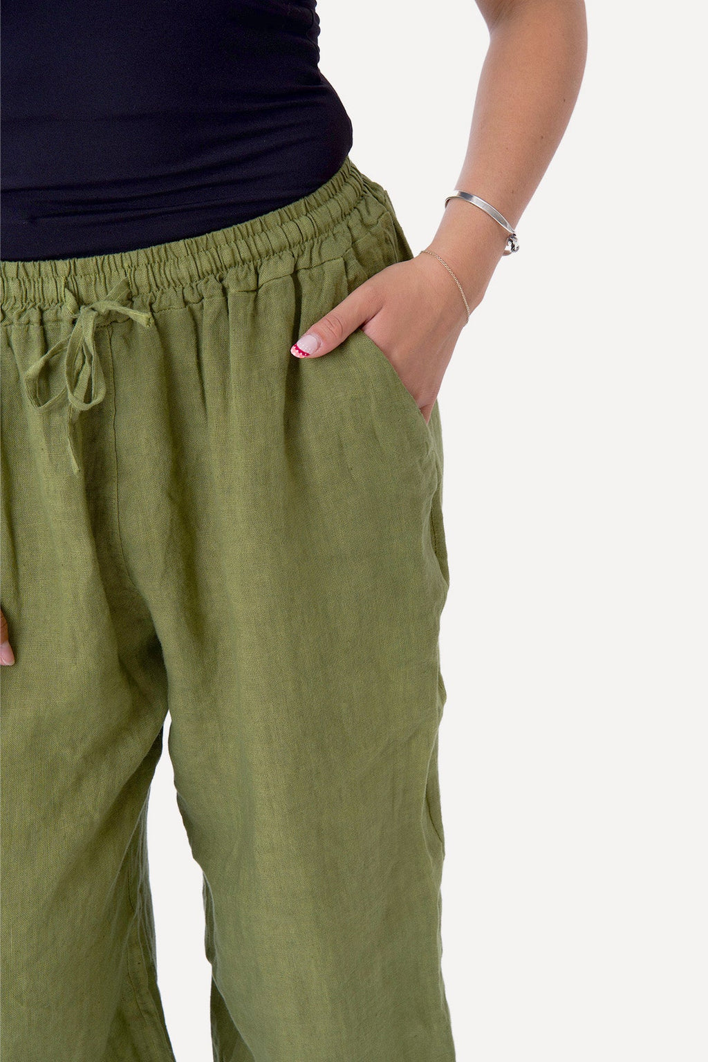 Astrid Lin Pants - Oliven