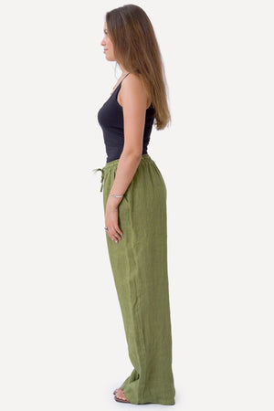 Astrid Lin Pants - Oliven