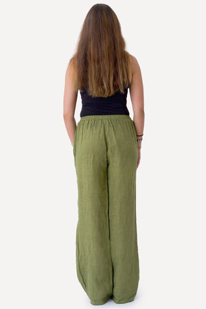 Astrid Lin Pants - Oliven