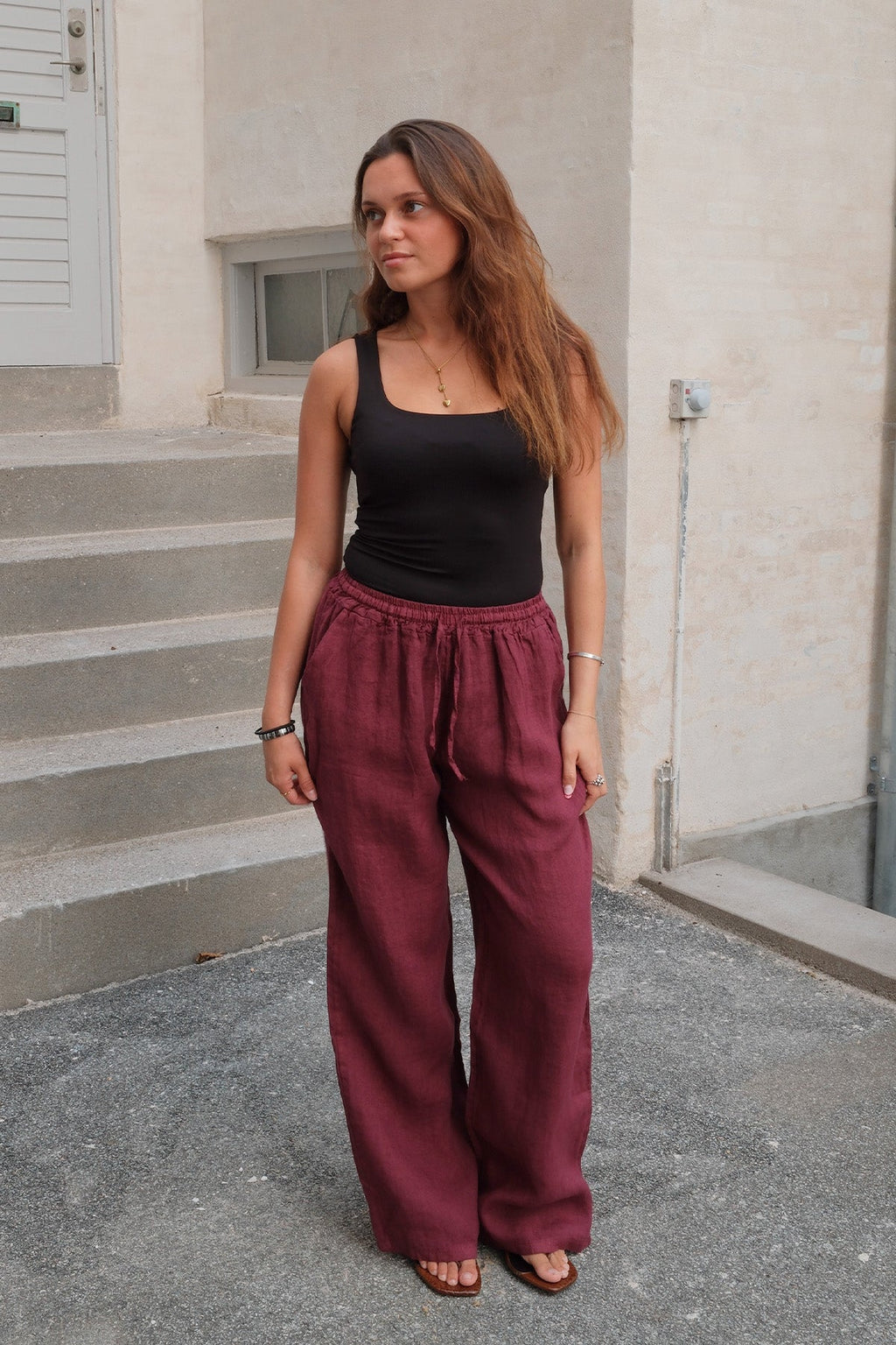 Astrid Lin Pants - Rød