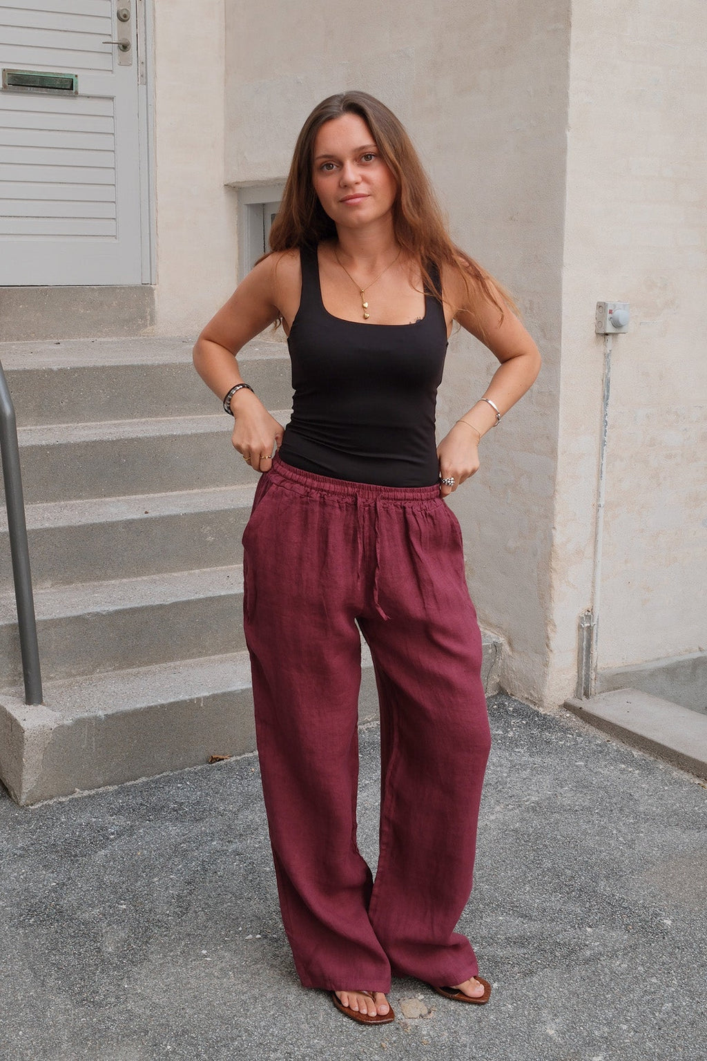 Astrid Lin Pants - Rød