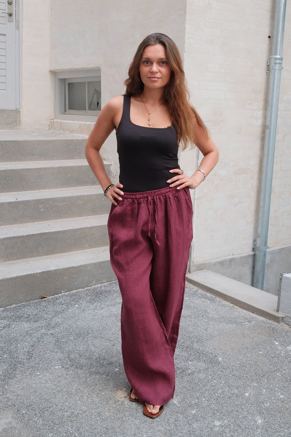 Astrid Lin Pants - Rød