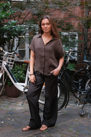 Astrid Linskjorte - Brun