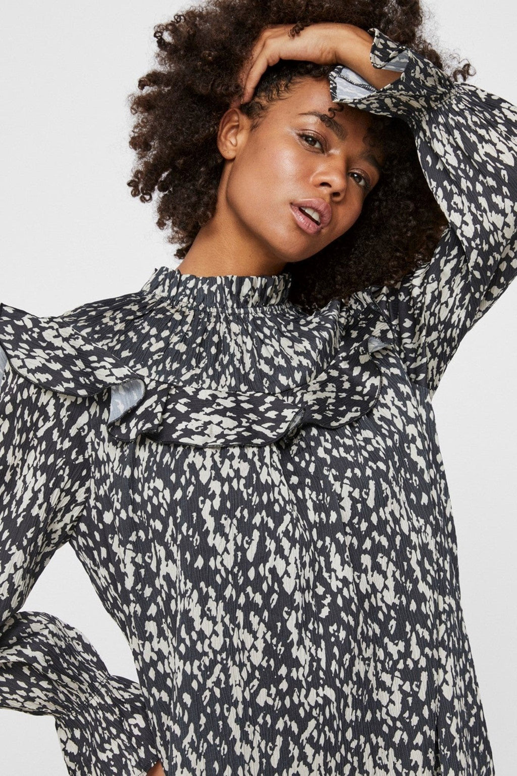 Becky kort kjole - Svart