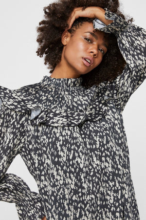 Becky kort kjole - Svart