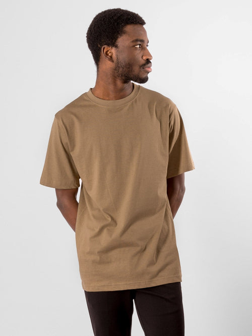 Oversized T-shirt - Khaki - TeeShoppen - Sand/Beige